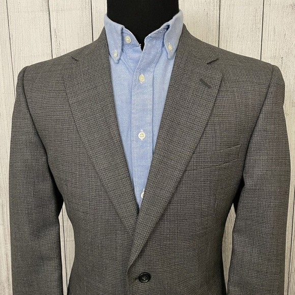 Jos. A. Bank Other - Jos. A. Bank 41L Gray 100% Wool 2-Button Single-Vent Sports Coat Jacket
